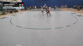 107 lbs Cons. Semi - Jennah ElBardicy, George C. Marshall vs Katrina Mucci, Jamestown