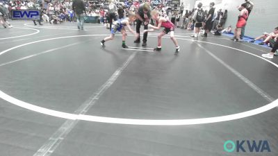 58 lbs Quarterfinal - Conlan Robertson, Lions Wrestling Academy vs Colt Ogden, Choctaw Ironman Youth Wrestling