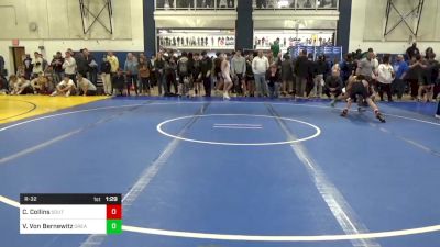 107 lbs R-32 - Cade Collins, Southern Regional-NJ vs Vince Von Bernewitz, Great Bridge-VA