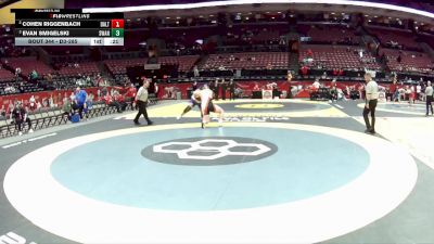 D3-285 lbs Cons. Round 3 - Cohen Riggenbach, Dalton vs Evan Smigelski, Swanton