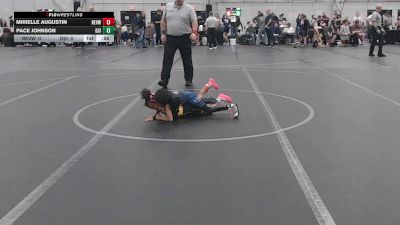 40 lbs Round 2 (6 Team) - Pace Johnson, Diamond State Inferno vs Mirielle Augustin, Revival White