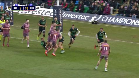 Calvin Nash 2nd Try | Northampton Saints vs Munster