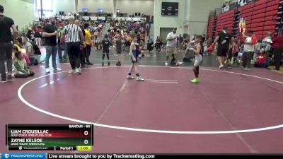 60 lbs Champ. Round 1 - Liam Crousillac, Gulf Coast Wrestling Club vs Zayne Kelsoe, Arab Youth Wrestling