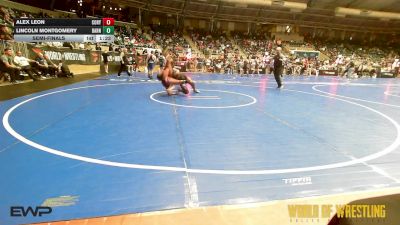 130 lbs Semifinal - Alex Leon, Cory Clark Wrestling vs Lincoln Montgomery, Smittys Barn