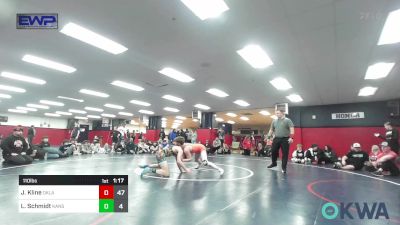 110 lbs Rr Rnd 2 - Jett Kline, Oklahoma Elite 15u Black vs Levi Schmidt, Kansas Mayhem