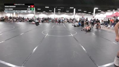 76 lbs Round 3 (6 Team) - Zak Horn, Xtreme Team White vs Evan Bender, Mat Warriors