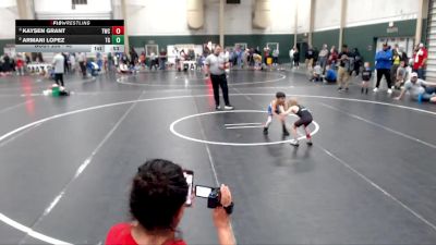 40 lbs 3rd Place Match - Armani Lopez, Team Garcia vs Kaysen Grant, Torrington Wrestling Club