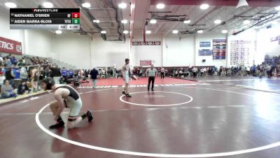 157 lbs Round Of 32 - Nathaniel O'Brien, New Fairfield vs Aiden Marra-Blois, Terryville/Thomaston