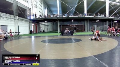 87 lbs Round 1 (4 Team) - Hailey Estrada, Kansas vs Bridget Martin, Indiana