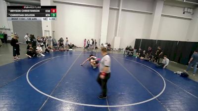 126 lbs Quarters - Bryson Christenson, Utah vs Christian Deleon, Nevada