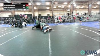 80 lbs 3rd Place - McCoy Powell, All American Wrestling vs Jiggs Mayfield, Madill Takedown