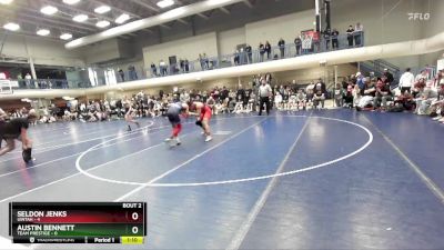 150 lbs Round 1 (4 Team) - Seldon Jenks, Uintah vs Austin Bennett, Team Prestige