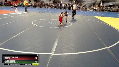 55 lbs Semis & 1st Wrestleback (8 Team) - Jace Hoese, Watertown-Mayer vs Brady Young, Pierz