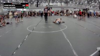 72 lbs Semis (4 Team) - Russel Maloney, The Outsiders vs Logan Vallalla, Mat Assassins White