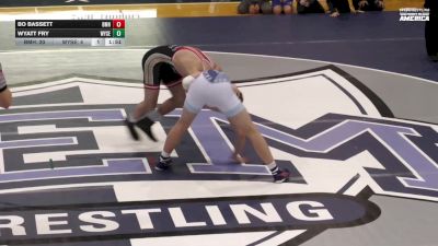 150 lbs Wyatt Fry, Wyoming Seminary vs Bo Bassett, Bishop Mccort Hs