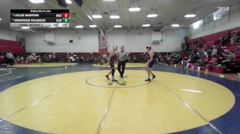 152 lbs Cons. Round 2 - Jonathan Valencia, Cloverdale vs Lucas Martins, Rancho Cotate