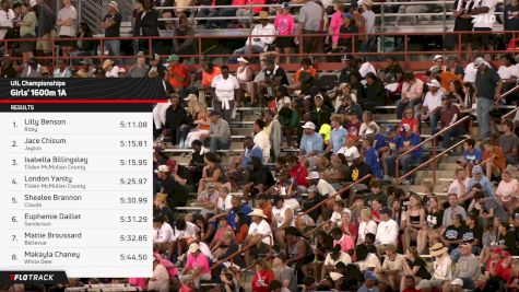 High School Boys' 1600m 1A, Finals 1