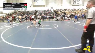 106 lbs Cons. Round 2 - Sam Claypool, Webster Thomas Wrestling Club vs Colin Stone, Shenendehowa Wrestling Club