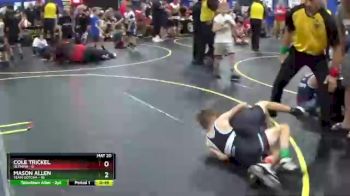 56 lbs Round 2 (4 Team) - Mason Allen, Team Gotcha vs Cole Trickel, Olympia