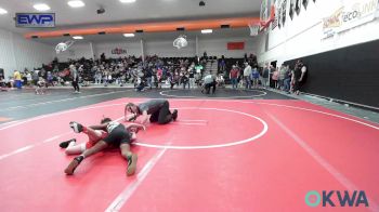 60 lbs Rr Rnd 1 - Ronald Silkey, Hilldale Youth Wrestling Club vs AJ Carwile, Pin-King All Stars