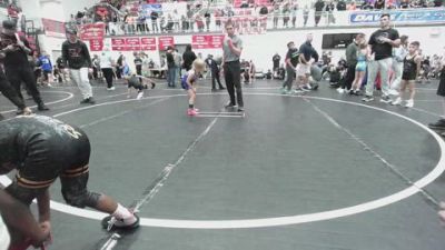 49-52 lbs Rr Rnd 5 - Alaina Bert, Midwest City Bombers Youth Wrestling Club vs Freyja Coltharp, Harrah Little League Wrestling