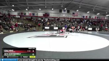 184 lbs Champ. Round 2 - Seth Konynenbelt, Grand Valley State vs Cole Gray, Western Colorado
