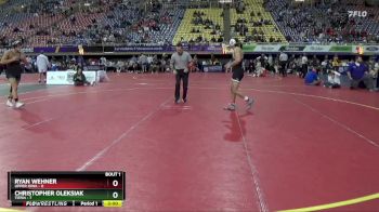 141 lbs Semis (4 Team) - Christopher Oleksiak, Tiffin vs Ryan Wehner, Upper Iowa