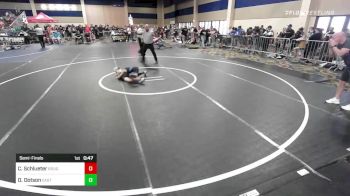 62 lbs Semifinal - Cael Schlueter, Rough House vs David Dotson, Eastern Sabers