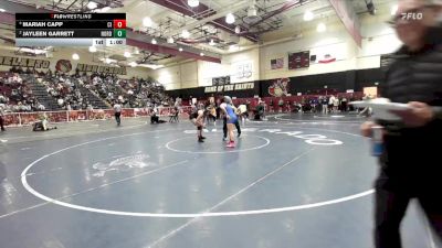 125 lbs 3rd Place Match - Jayleen Garrett, Nordhoff vs Mariah Capp, Channel Islands