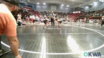 Semifinal - Isaiah Tate, Barnsdall Youth Wrestling vs Elan Garrison, Coweta Tiger Wrestling