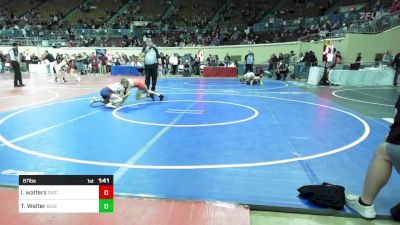 87 lbs Semifinal - Lane Walters, Salina Wrestling Club vs Ty Walter, Bixby