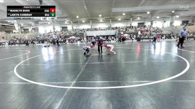 73 lbs Cons. Round 3 - Madelyn Boss, Blackman Wrestling Club vs Laikyn Cordray, Crater City Bucks
