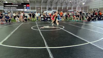 135 lbs Cons. Round 3 - London McEntire, Utah vs Vonetta Merrell, Arizona