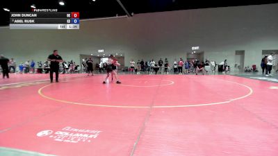 98 lbs 1st Place Match - John Duncan, OK vs Abel Rusk, KS