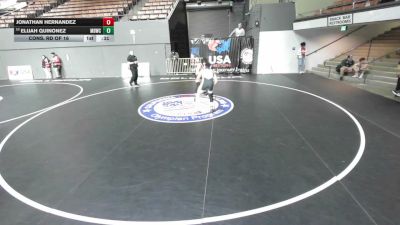 140 lbs Cons. Rd Of 16 - Elijah Quinonez, Mad Dawg Wrestling Club vs Jonathan Hernandez