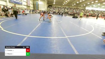 132 lbs Quarterfinal - Tyler Traves, VA vs Zeno Moore, FL