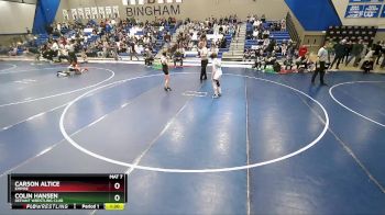 92 lbs Champ. Round 1 - Carson Altice, Empire vs Colin Hansen, Defiant Wrestling Club