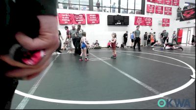 43-46 lbs Semifinal - Amelia Mairel, Perry Wrestling Academy vs JJ Stolarzyk, Piedmont