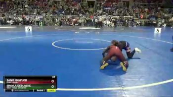 110 lbs Semifinal - Shayla DeBlaere, West Fargo Sheyenne vs Sanie Gayflor, Fargo Davies
