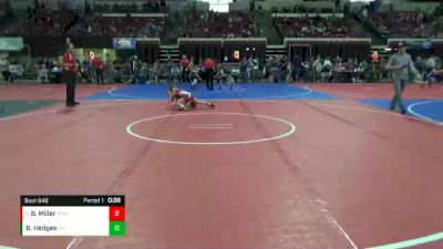 66 lbs Cons. Semi - Brody Miller, Worland Wrestling Club vs Brody Hedges, CJI Hawks