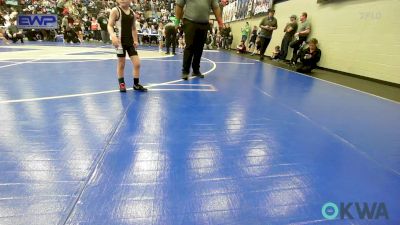 52 lbs Round Of 16 - Baker James, Cowboy Wrestling Club vs Maddox Smith, Mustang Bronco Wrestling Club