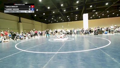 135 lbs Semis - Tayla Skelley, TX vs Aubrey Brown, OK