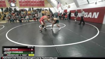175 2B 5th Place Match - Michael Ubaldo, Brewster vs Jaydenn Covarrubias, Liberty Bell