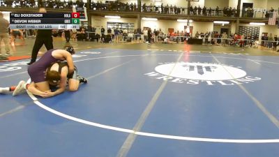 157 lbs Consi Of 8 #2 - Eli Doxstader, Holand Patent vs Devon Weber, Greece Schools