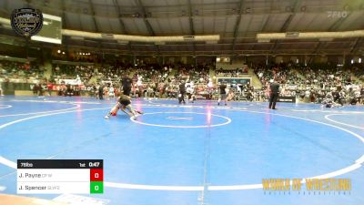 76 lbs Consolation - Jeremiah Payne, CP Wrestling vs Jed Spencer, SlyFox Wrestling Academy