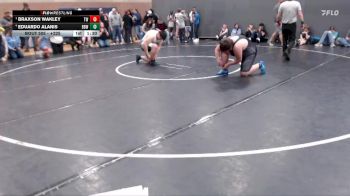 Round 1 - Braxson Wakley, TW Wrestling vs Eduardo Alanis, Burley Bobcat Wrestling