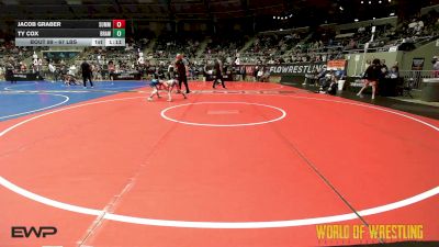 67 lbs Semifinal - Jacob Graber, Summit Wrestling Academy vs Ty Cox, Brawlers