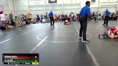 76 lbs Semis & 1st Wrestleback (8 Team) - Roman Davis, Armory Athletics vs KJ Allen, Neighborhood WC