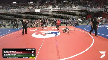 59 lbs Cons. Round 5 - Atticus Wass, Touch Of Gold Wrestling Club vs Gabriel Ryan, Thermopolis Wrestling Club