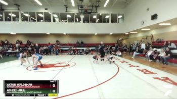 67 lbs 1st Place Match - Axton Waldemar, Blaine Barracudas Wrestling Club vs Asher Harju, Anacortes Hawkeyes Wrestling Club